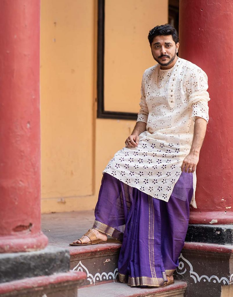 Saree Texture Detail