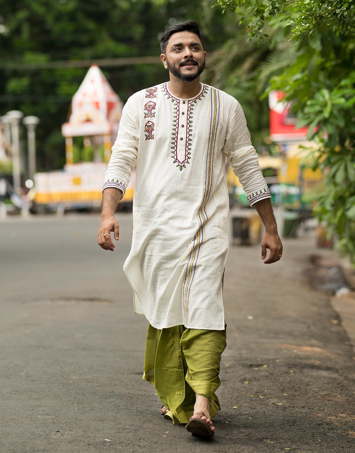 Saree Texture Detail