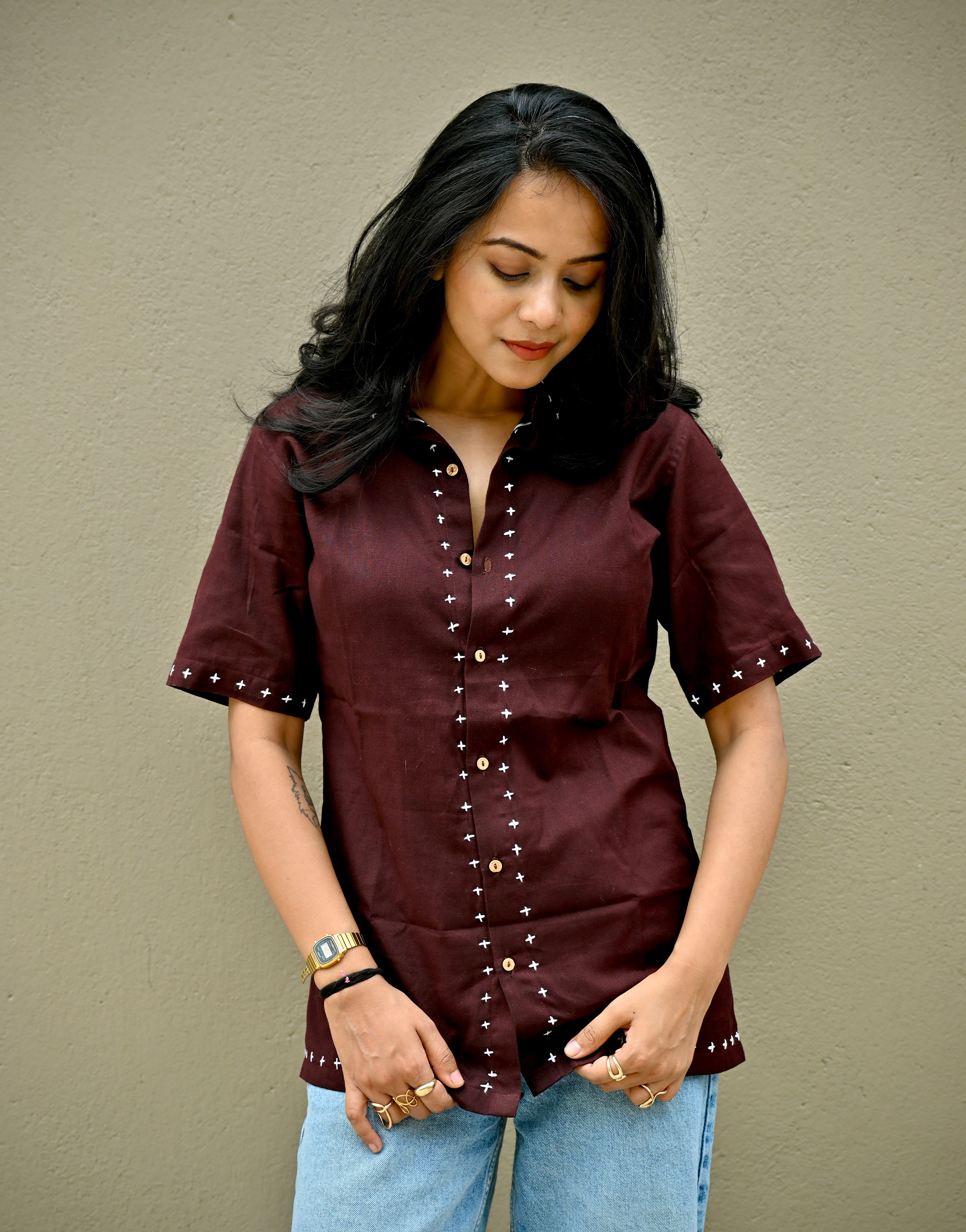 Saree Texture Detail