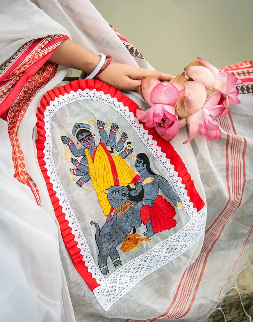 Amar Durga Kalo Saree