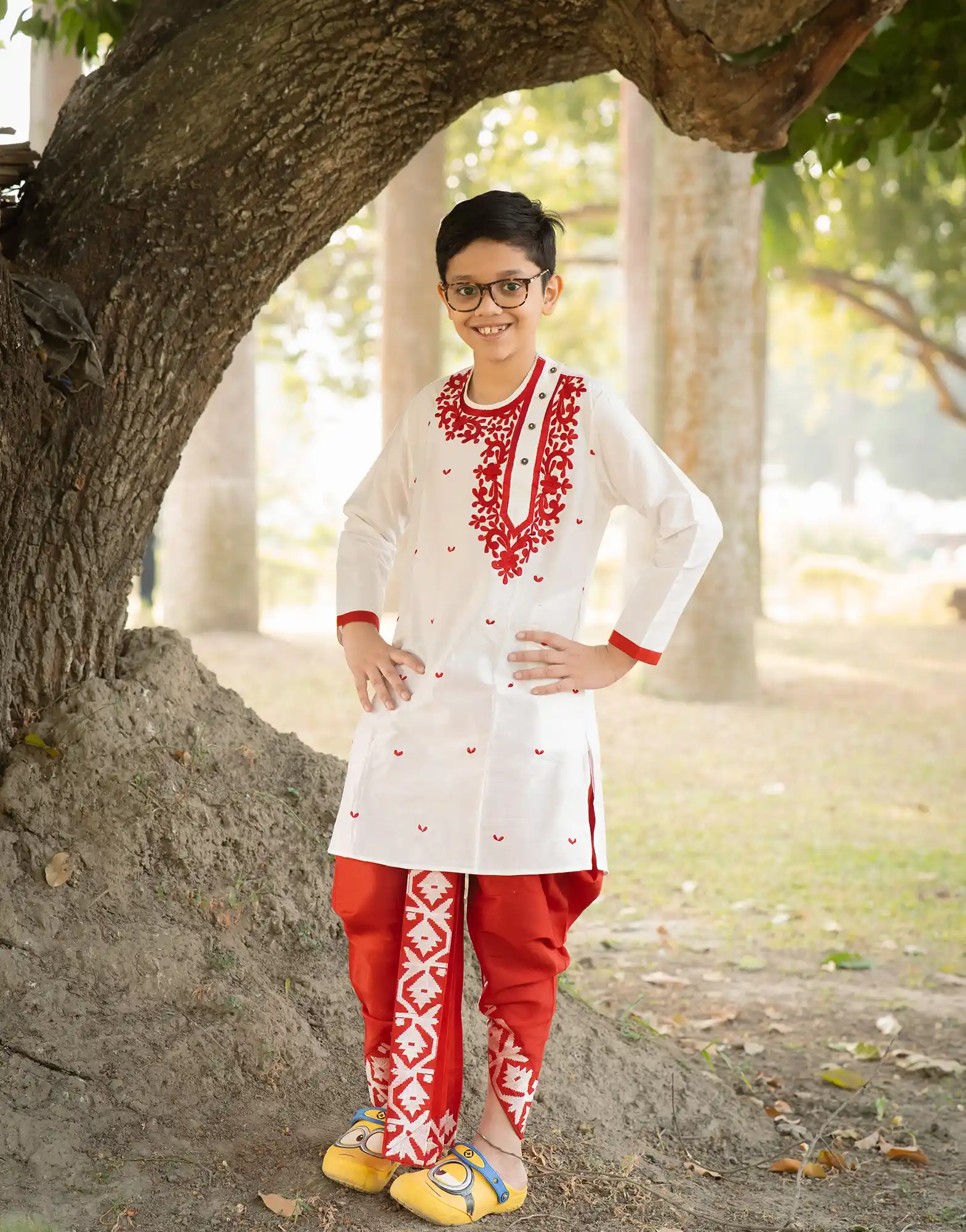 Anondo Dhuti Punjabi Set