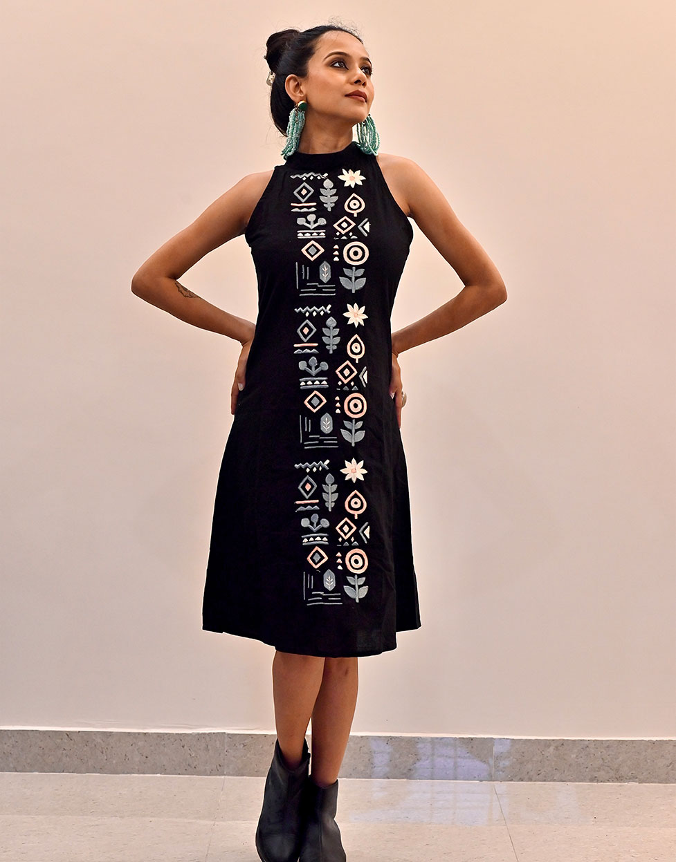 Botanical Cascade Dress