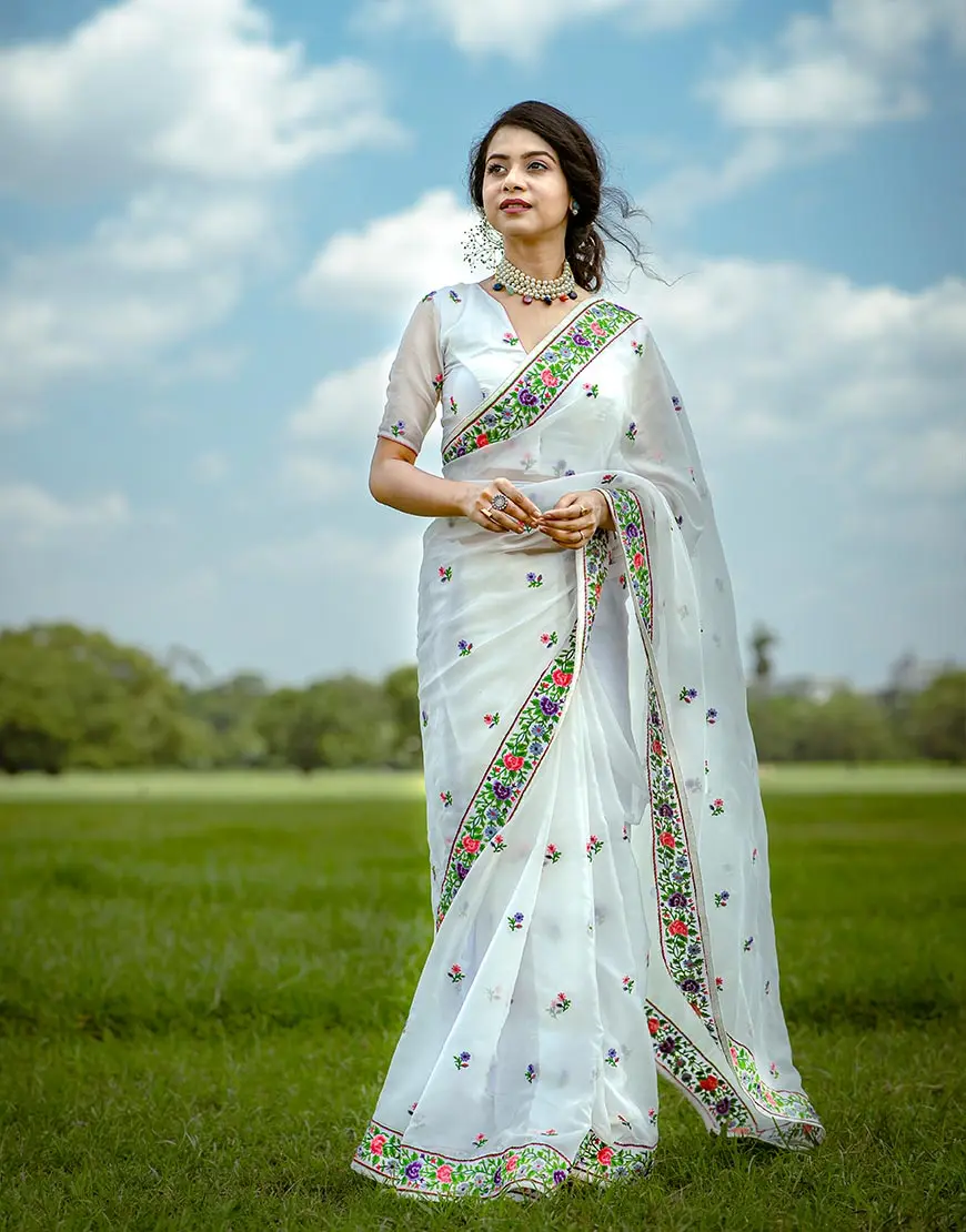 Breezy Blossoms Saree