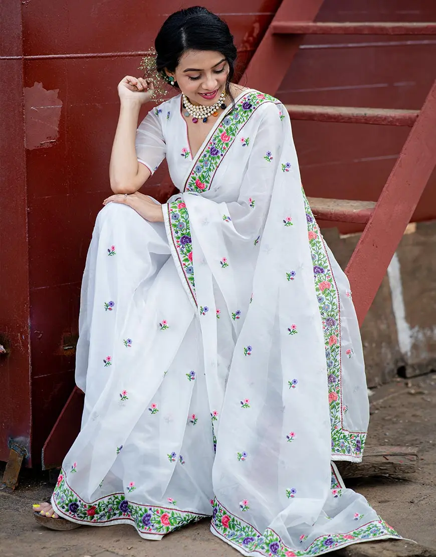 Breezy Blossoms Saree