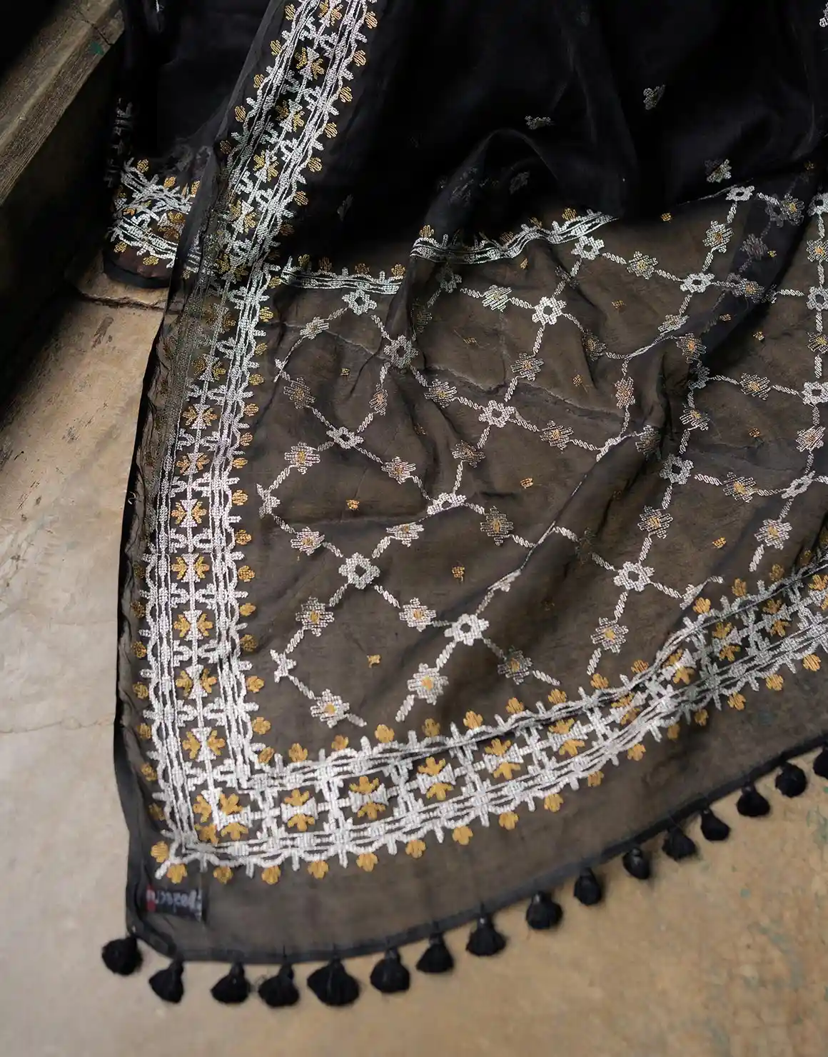 Midnight Mirage Saree