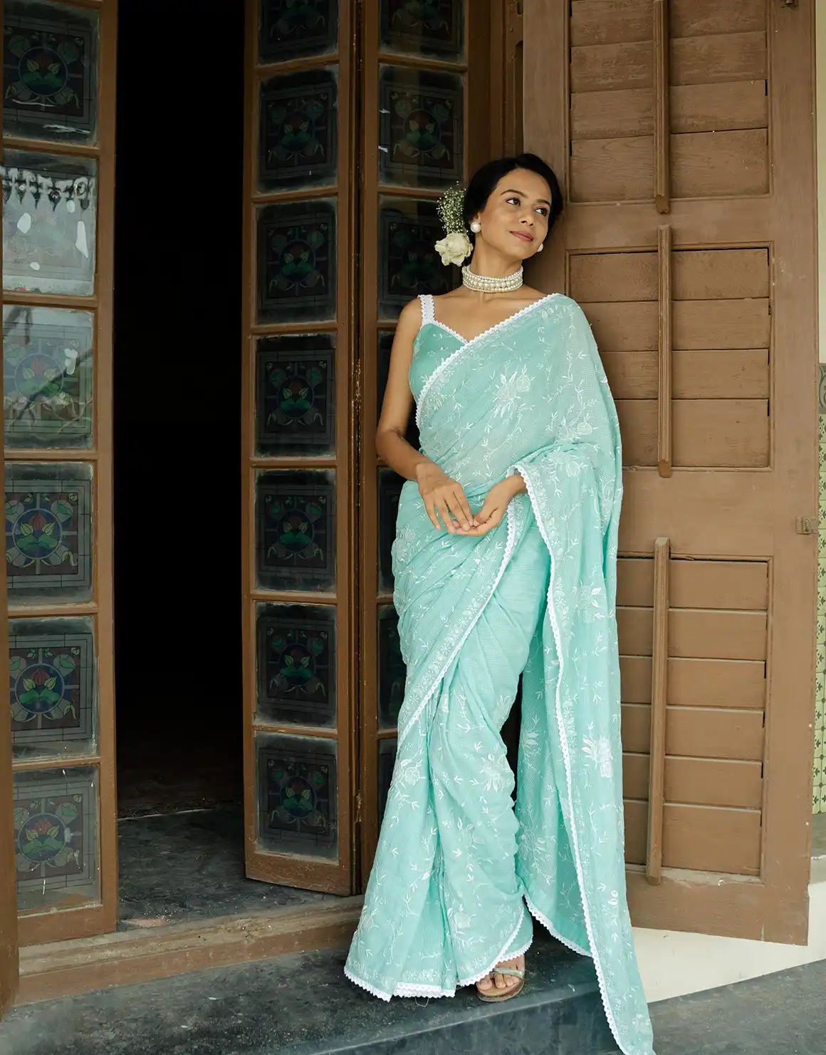 Mint To Be Saree