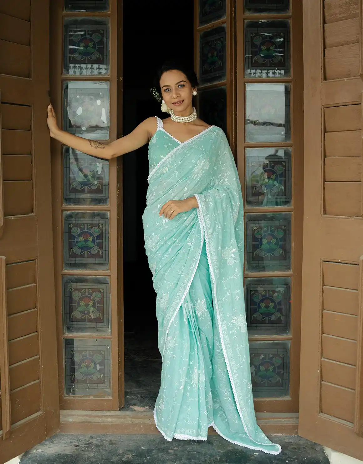 Mint To Be Saree