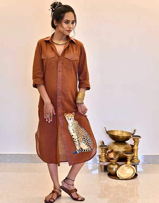 Paye Pori Baghmama Shirt Dress
