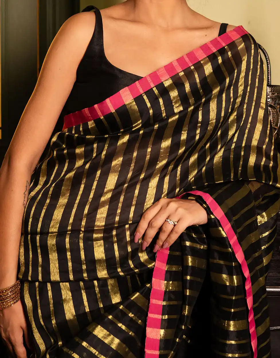 Raat Ki Mehkaash Saree