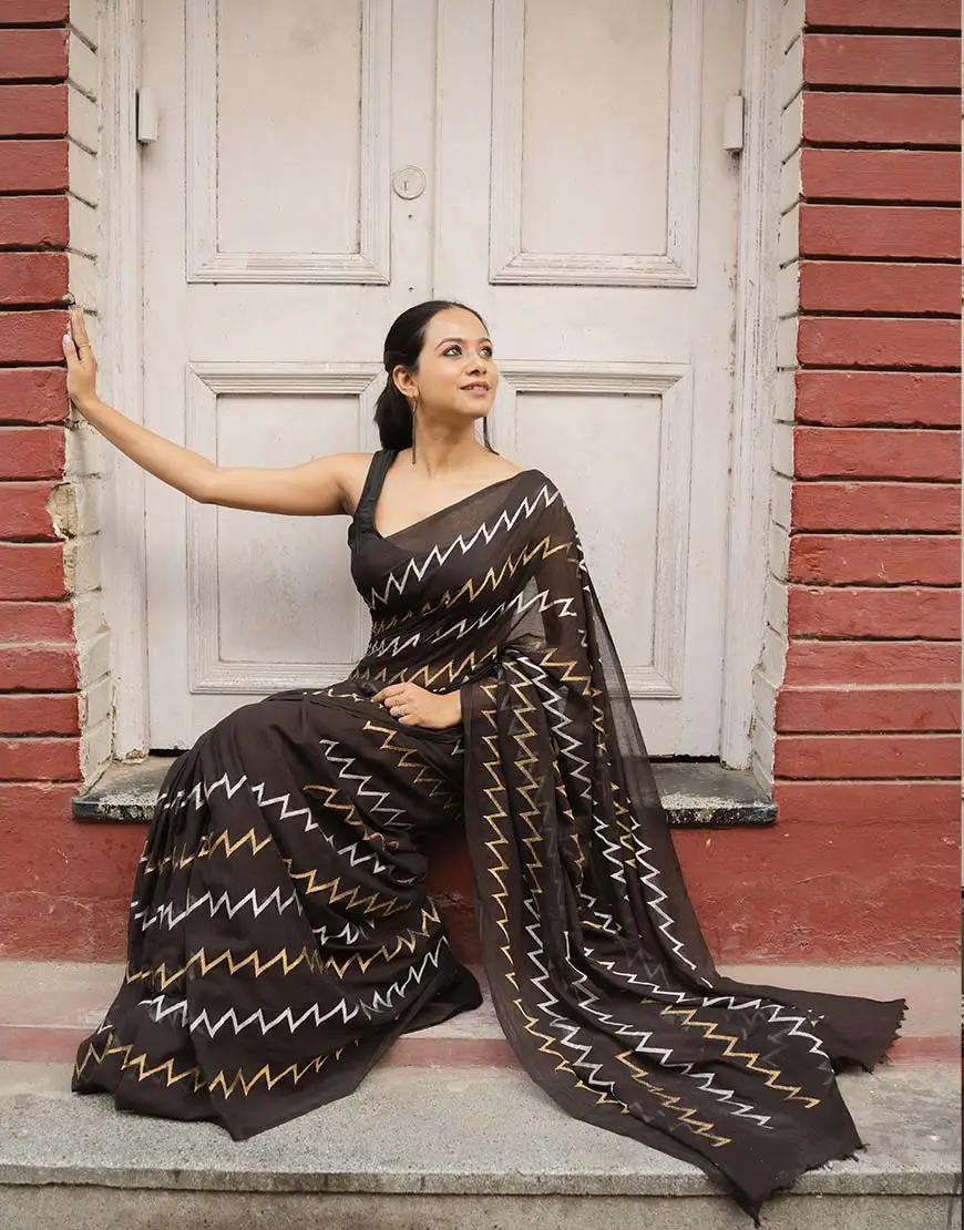 Zigzag Saree