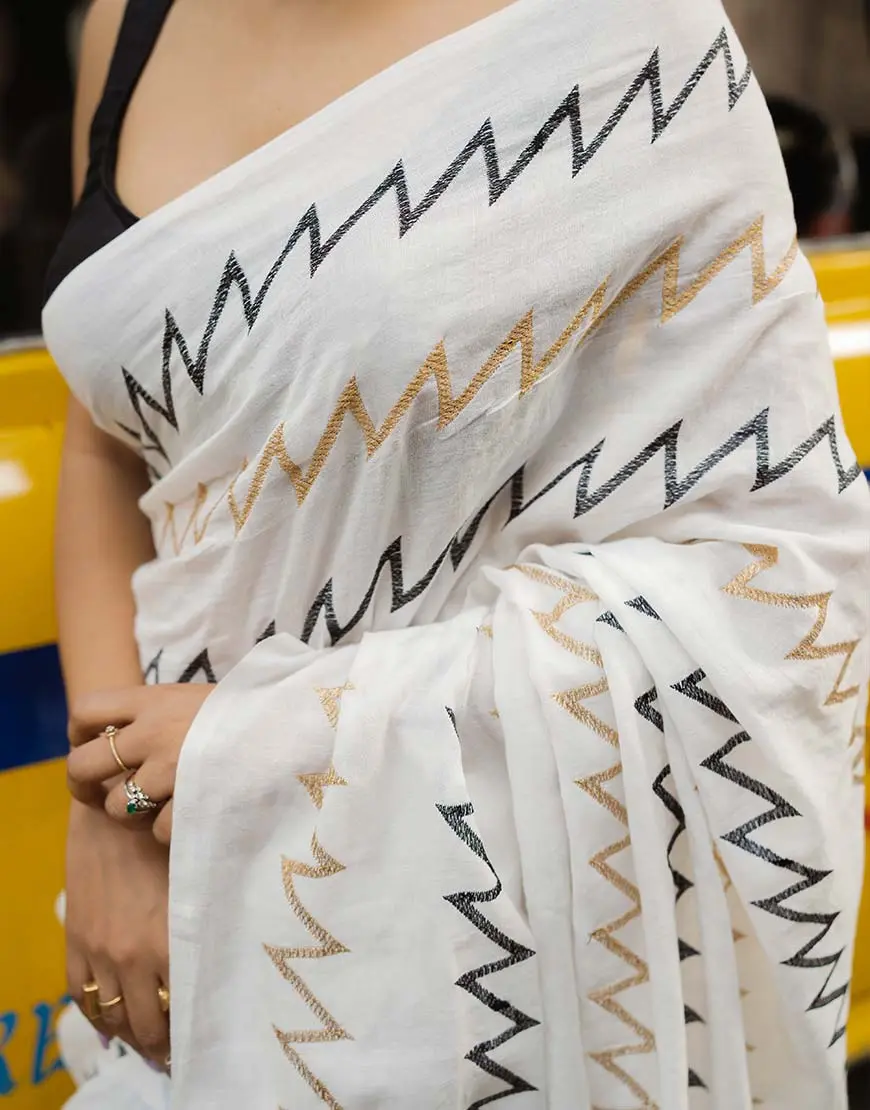 Zigzag Saree
